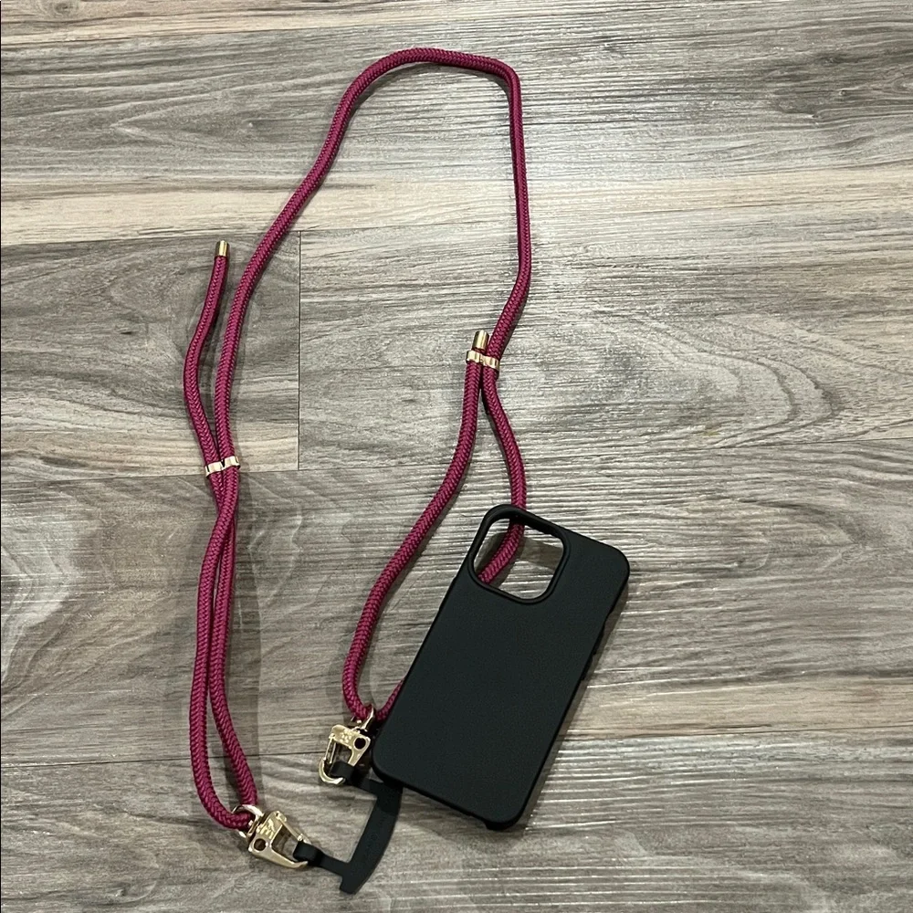 THE CAEP Black Phone Case (iPhone 13 pro)